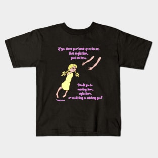 Throw your hands up - lighter complexion, yellow dress Kids T-Shirt